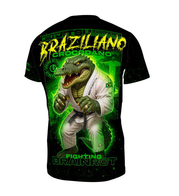 Koszulka sportowa dziecięca Legion Octagon Brainrot Braziliano Crocodano