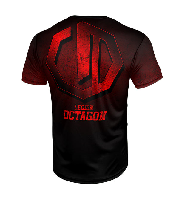 Koszulka sportowa Legion Octagon Conquest black/red