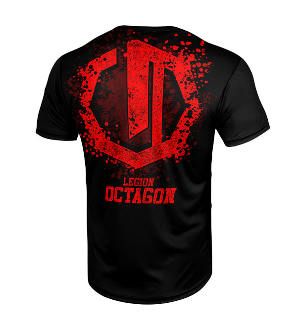 Koszulka sportowa Legion Octagon Grunge black/red