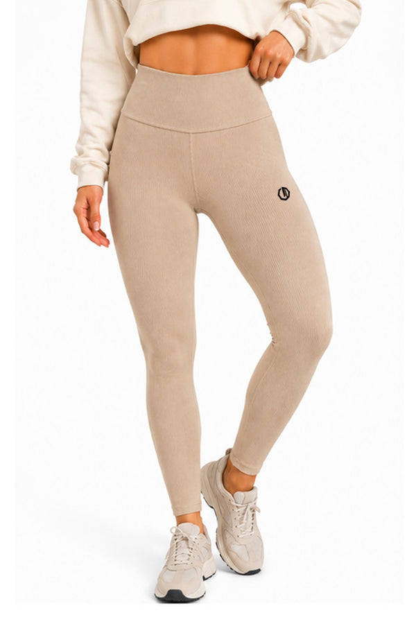 Legging Legion Octagon Ribber beige