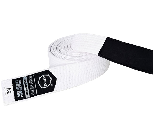 Pas do BJJ biały z panelem