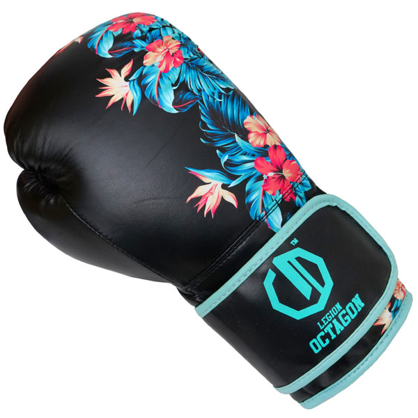 Bokshandschoenen Legion Octagon Flower/sea zwart/groen