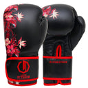 Bokshandschoenen Legion Octagon Flower zwart/rood