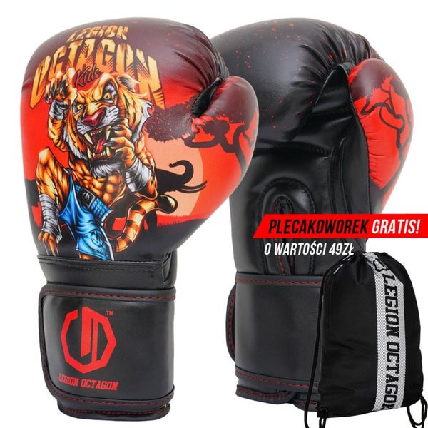 Rękawice bokserskie kids Tiger plecako
