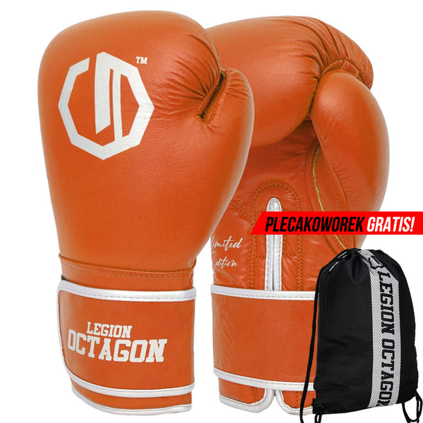 Rękawice bokserskie Legion Octagon Limited Edition cooper plecakoworek GRATIS!