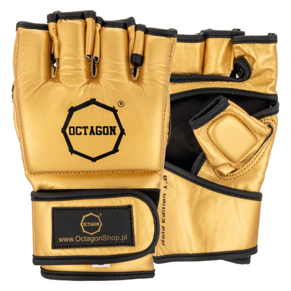 MMA Handschoenen Octagon Edition 1.0 goud/goud