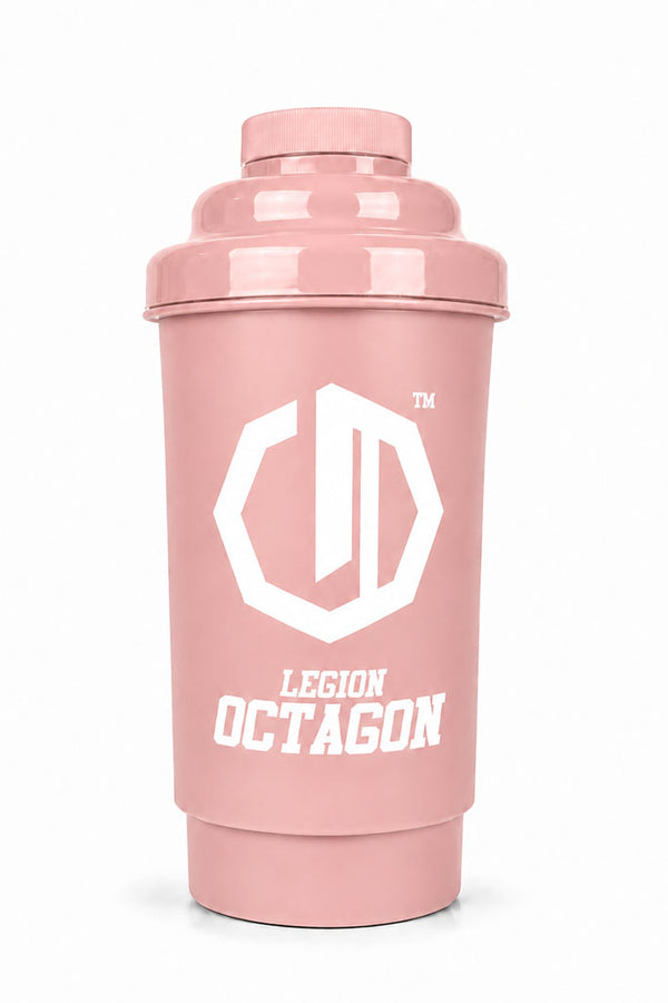 Shaker Legion Octagon 600 ml Powder Pink/white pink cup