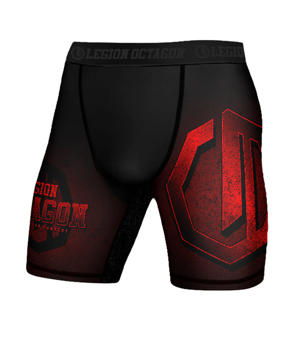 Spodenki kompresyjne Legion Octagon Conquest black/red
