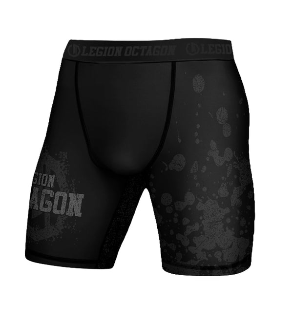Spodenki kompresyjne Legion Octagon Grunge black/grey