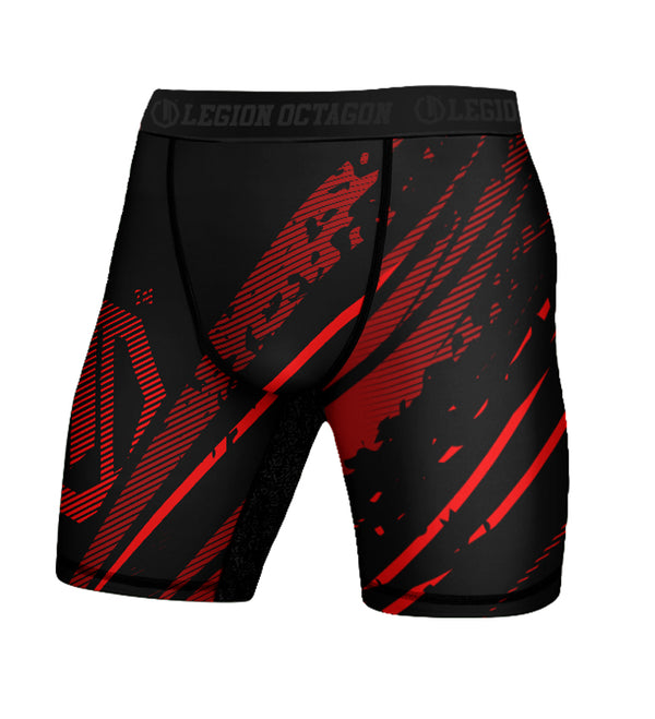 Spodenki kompresyjne Legion Octagon Escape black/red