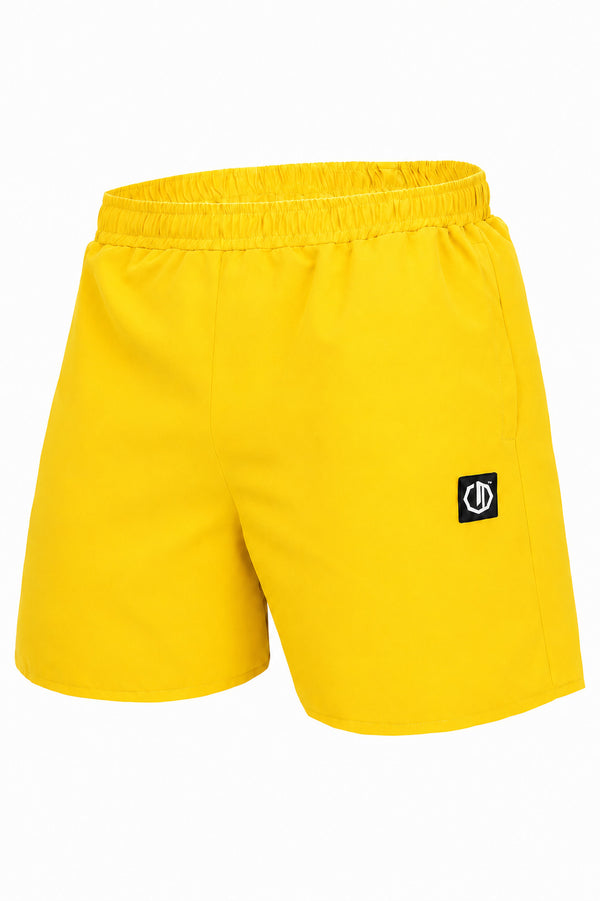 Short Legion Octagon Logo Elastic geel