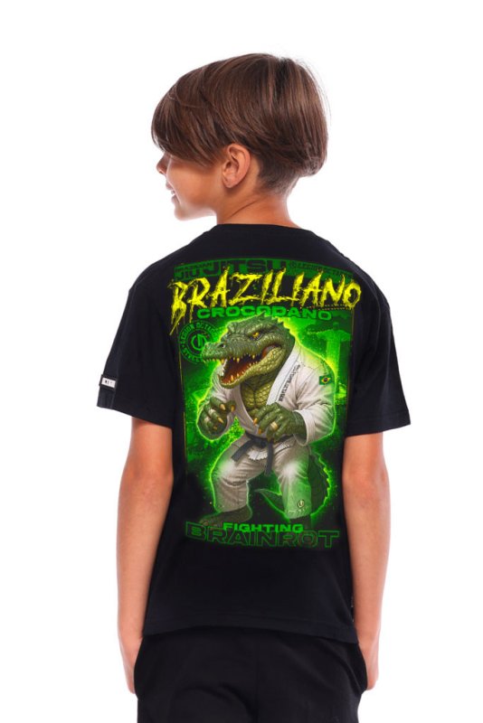 T-shirt Kids Octagon Brainrot Crocodile
