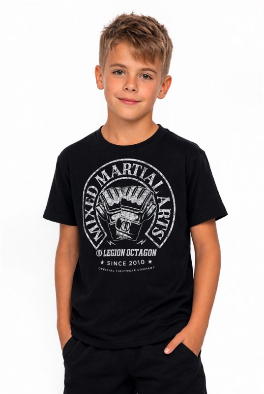 T-shirt Kids Legion Octagon MMA black