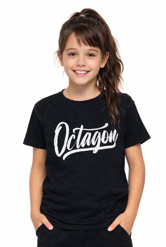 T-shirt Kids Legion Octagon Retro black