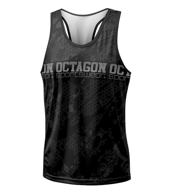 Tank Top sportowy Octagon Geo Grunge