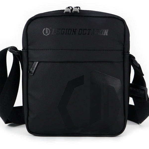 Schoudertas Legion Octagon Siena zwart/zwart