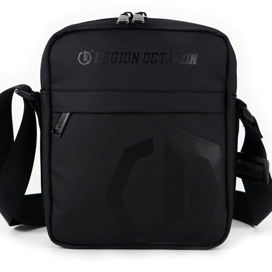 Schoudertas Legion Octagon Siena zwart/zwart