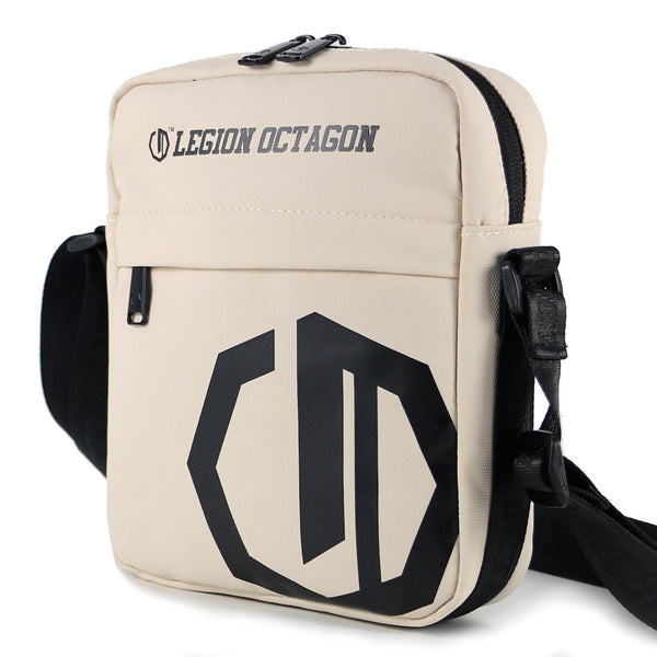 Torebka saszetka na ramię Legion Octagon Siena ecru/black