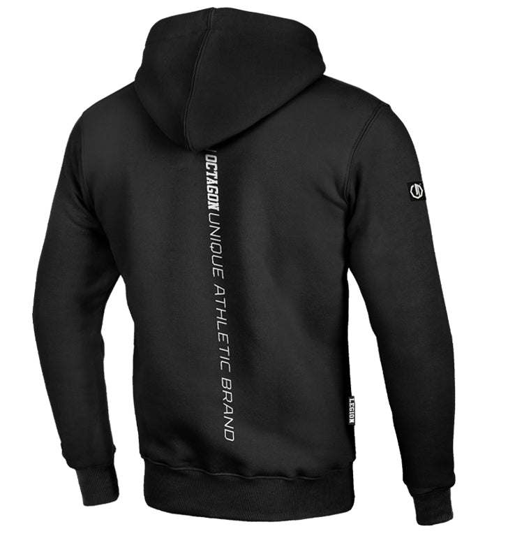 Bluza Legion Octagon Unique black z kapturem
