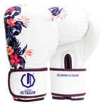 Bokshandschoenen Legion Octagon Flower wit/paars