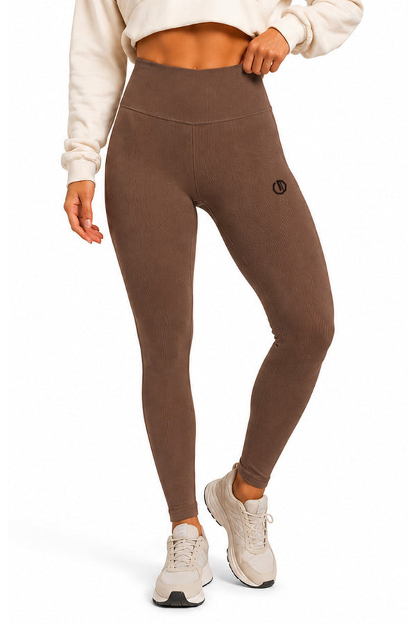 Legging Legion Octagon Ribber bruin