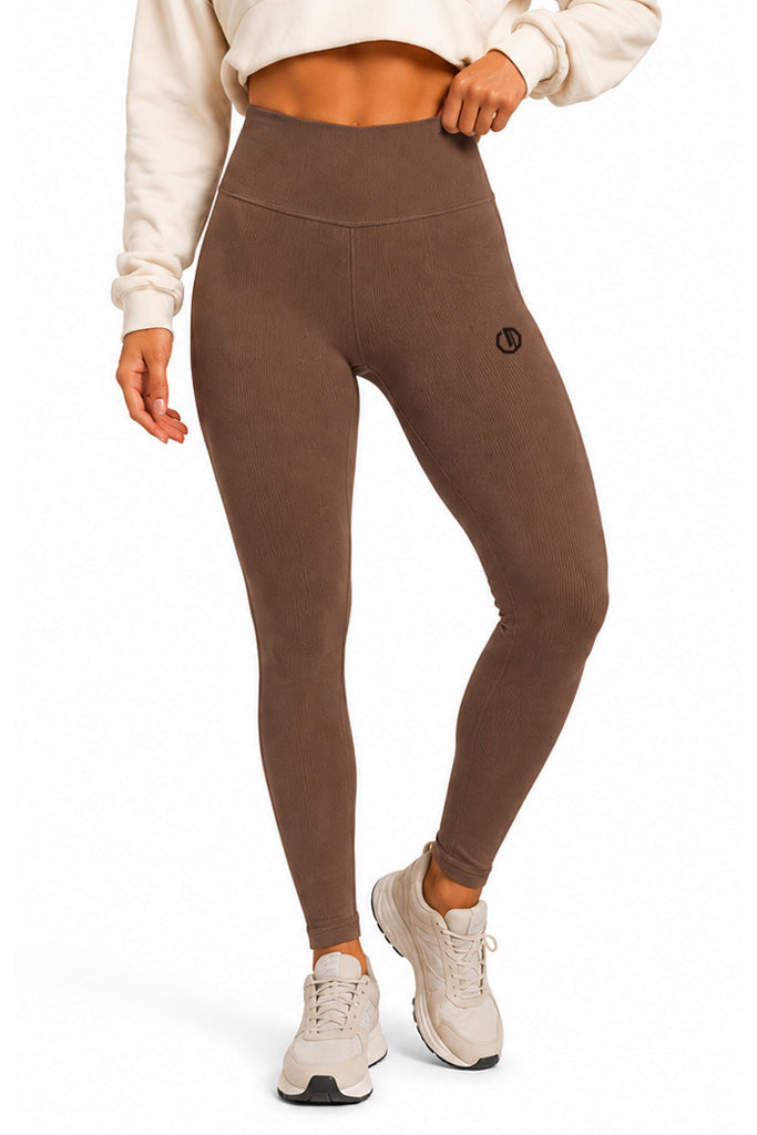 Legging Legion Octagon Ribber bruin