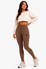 Legging Legion Octagon Ribber bruin