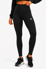 Legging Legion Octagon Ribber zwart