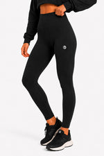 Legging Legion Octagon Ribber zwart