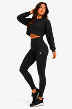 Legging Legion Octagon Ribber zwart