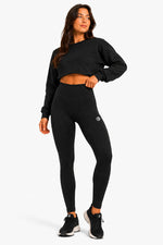 Legging Legion Octagon Ribber zwart