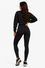 Legging Legion Octagon Ribber zwart