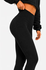 Legging Legion Octagon Ribber zwart