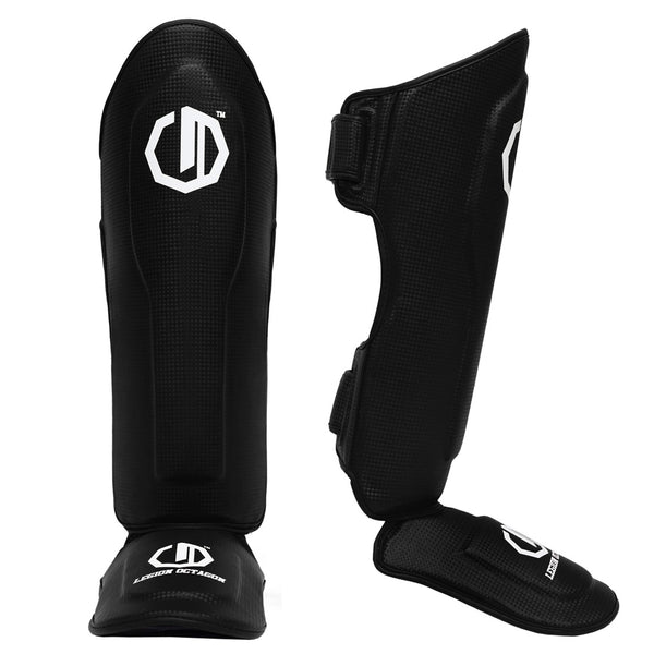 Scheenbeschermers Legion Octagon Kevlar zwart