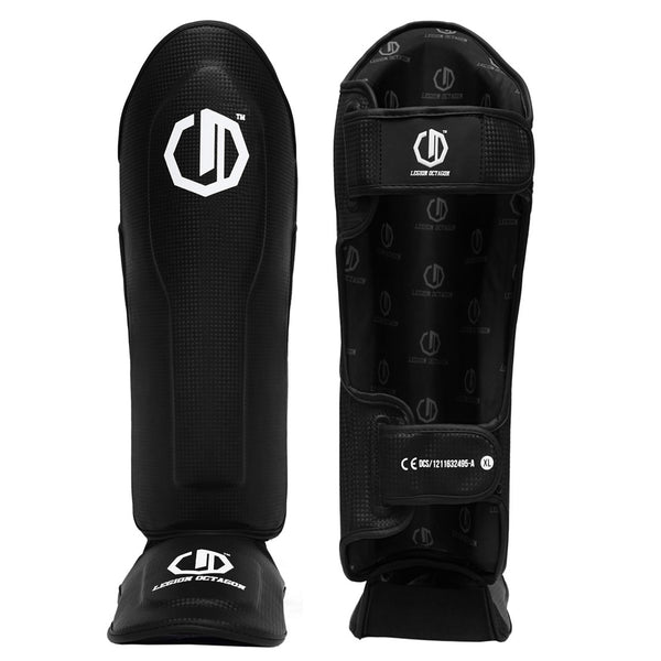 Scheenbeschermers Legion Octagon Kevlar zwart