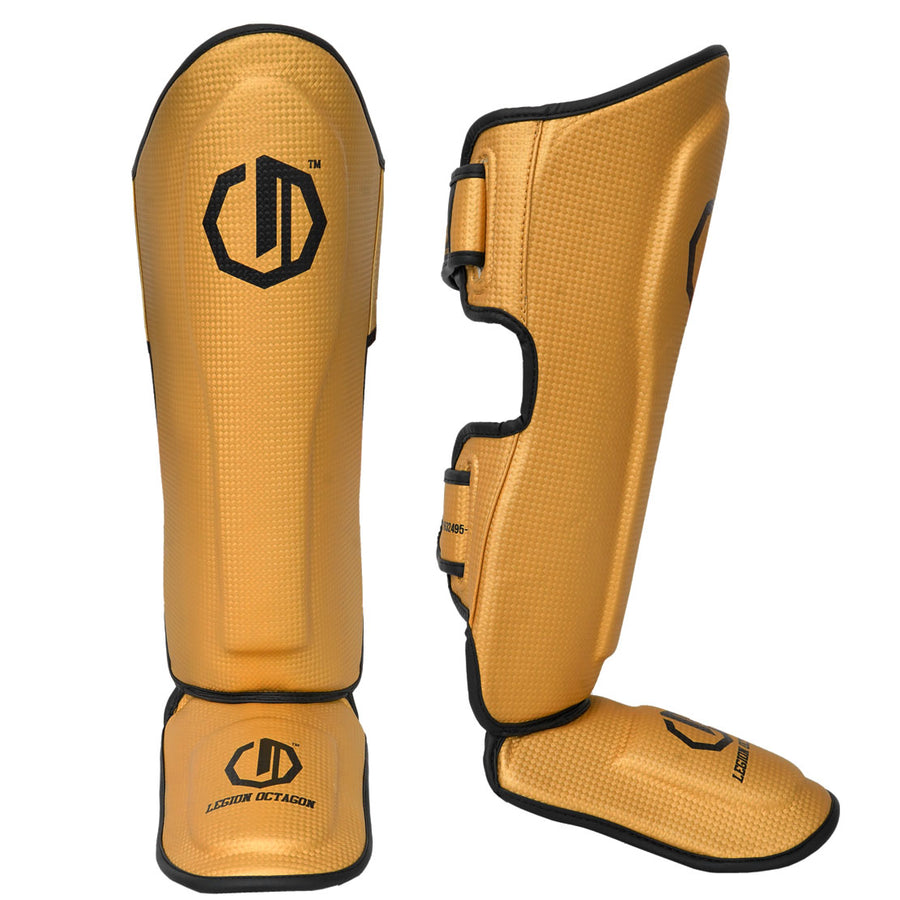 Scheenbeschermers Legion Octagon Kevlar goud