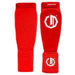 Ochraniacze Legion Octagon piszczel/stopa Basic red