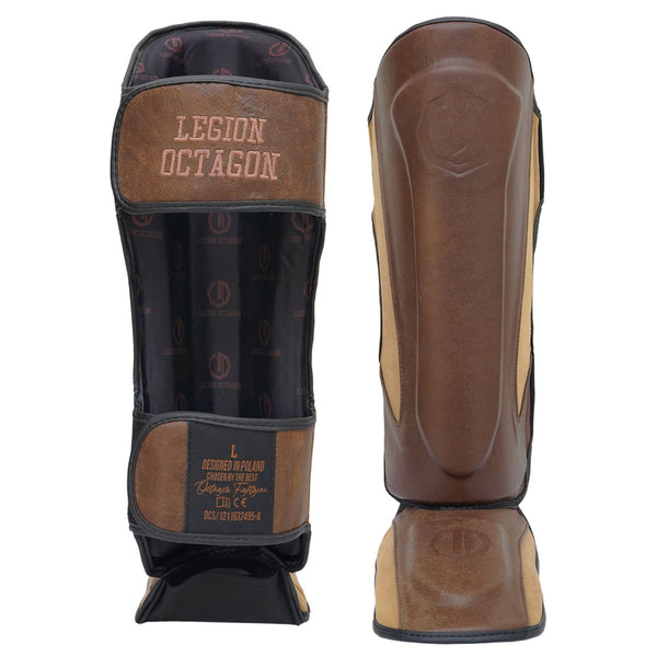 Scheenbeschermers Legion Octagon PRO Oldschool bruin