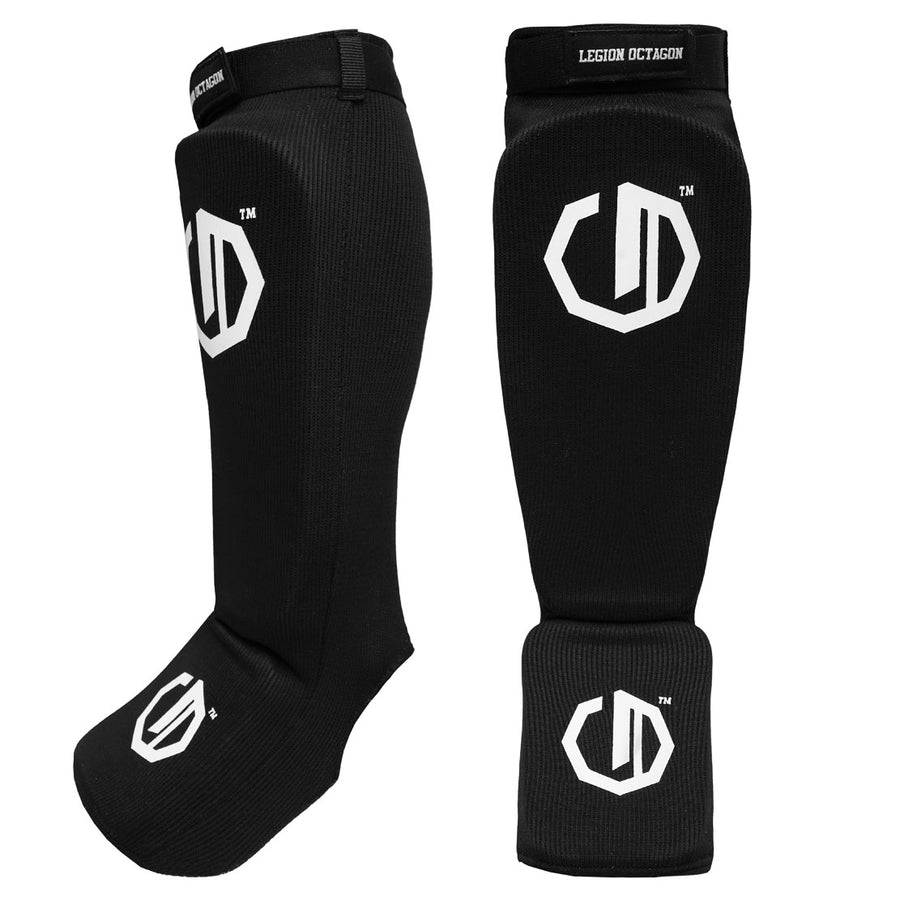 Ochraniacze Legion Octagon piszczel/stopa Basic black