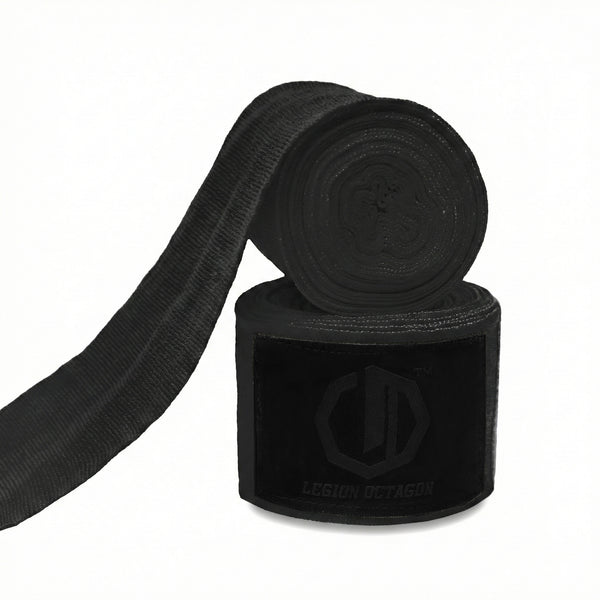 Boksbandages Legion Octagon Standard/3m zwart/zwart