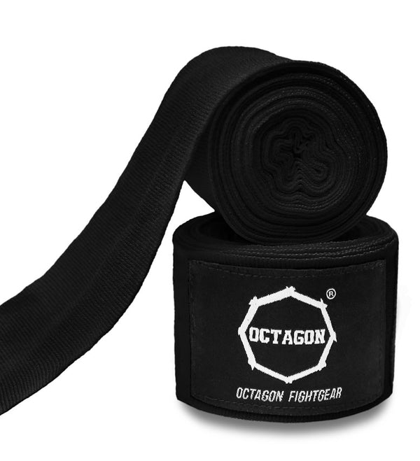 Boksbandages Octagon Standard 5m zwart