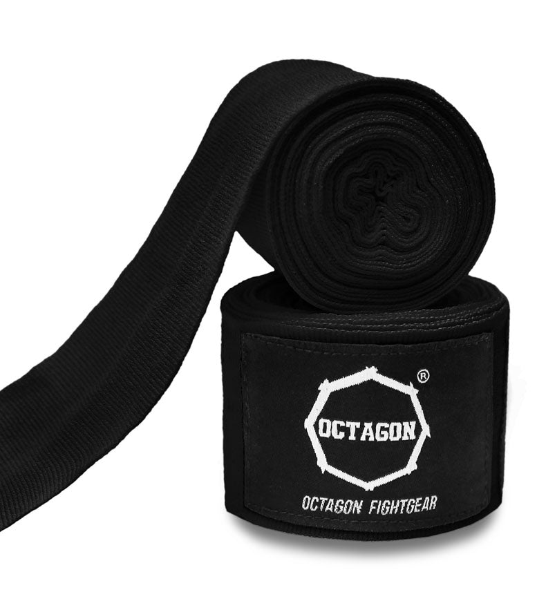 Boksbandages Octagon Standard 5m zwart