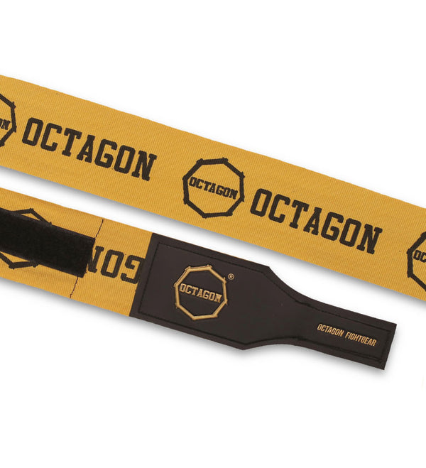Boksbandages Octagon Supreme Printed 5m goud