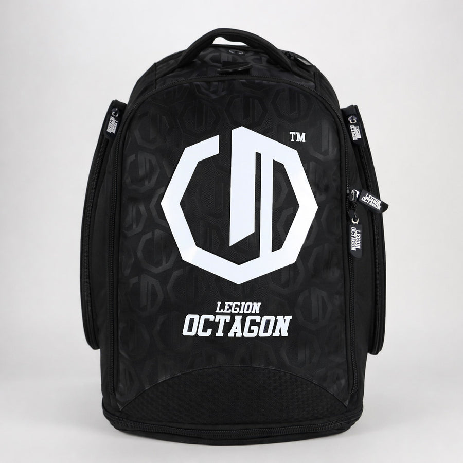 Rugzak / Sporttas Legion Octagon Shadow zwart/wit
