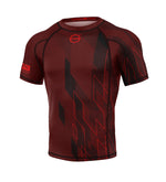 Rashguard Octagon PREMIUM Diamond burgund
