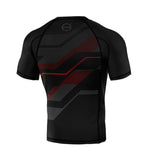 Rashguard Octagon PREMIUM Racer black/red