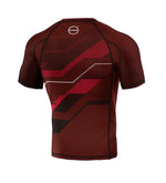 Rashguard Octagon PREMIUM Racer burgundy