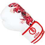 Bokshandschoenen Legion Octagon Flower wit/rood