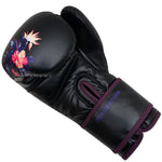 Bokshandschoenen Legion Octagon Flower zwart/paars