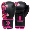 Bokshandschoenen Legion Octagon Flower zwart/roze